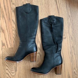 Coach leather Selena calf boots